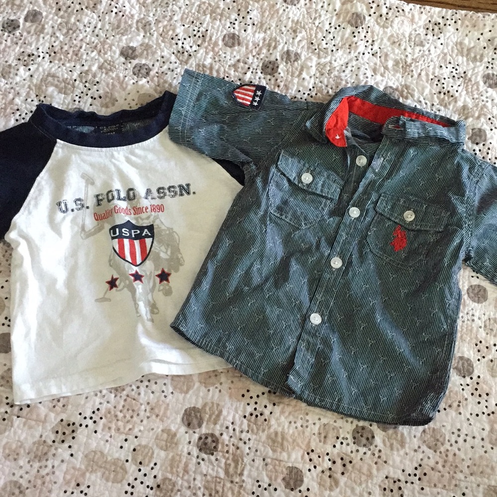 NWOT US Polo Assn. 18M Shirt Bundle